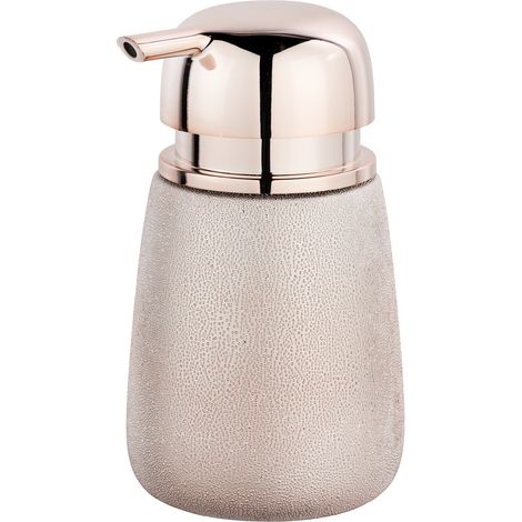 WENKO Seifenspender Glimma Rosé Keramik, 330 ml, Rosa, Keramik rosa (1/3)
