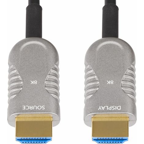StarTech.com Cavo Ottico HDMI 2.1 Ibrido Attivo AOC da 30.4 m CMP Classe Plenum Cavo in fibra ottica 8K Ultra High Speed HDMI 2.1 2.0 48Gbps 8K 60Hz 4K 120Hz HDR10 FRL TMDS eARC (1/5)