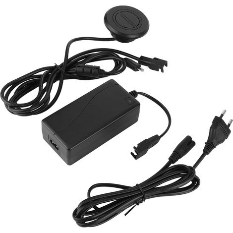 Télécommande filaire pour canapé électrique inclinable, compatible avec les modèles EU 100/240V (1 prise mâle, 1 prise femelle). (1/5)