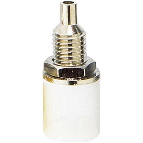 Douille banane Ø de la broche: 4 mm BKL Electronic 072312 blanc 1 pc(s) (1/3)