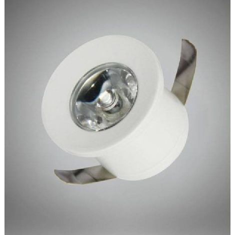 Trade Shop - Empotrado Led Spotlight 1 W Edge Blanco Mini Punto De Luz 6500k 3000k 4000k Azul - (1/5)
