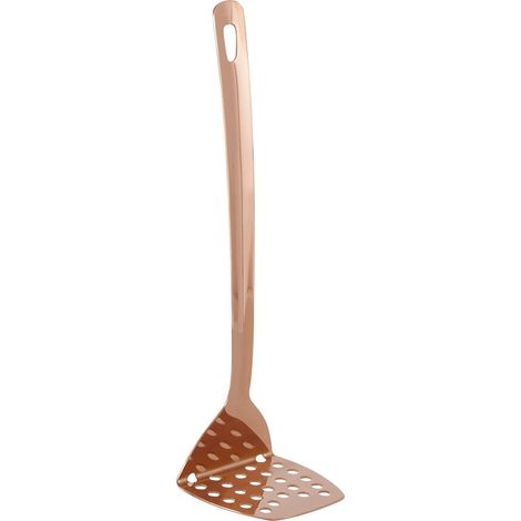 Premier Housewares Rose Gold Finish Masher Potato Masher Kitchen For Baby Food Masher Utensil 7 x 30 x 8 (1/4)