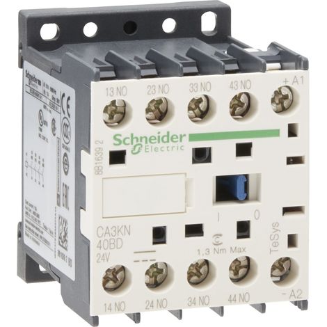 Contacteur CA3K 4 F plus 0 O instantané 10 A 24 V CC - CA3KN40BD