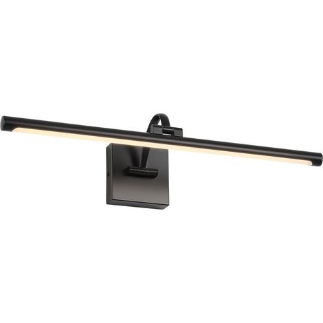 DESOOP Applique murale LED noire pour tableaux câblée dimmable 60cm 14W blanc chaud (1/5)