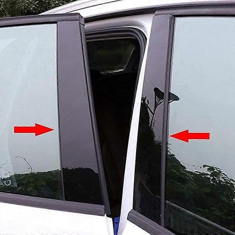 Bilstolpar Compatibilité avec Range Rover Evoque L538 5-dörrars 2013 2014 2015 2016 2017 2018 Liste de modèles Täcker Trim Dekaler 6st