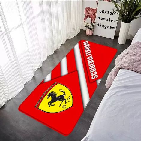 Tapis d'exposition pour moto 60 x 200 cm, antidérapant, idéal pour les passionnés de moto. Tapis décoratif, résistant aux taches et facile à nettoyer