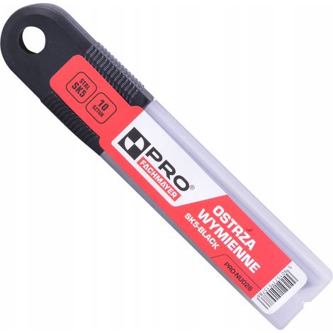 Cuchillas de repuesto PRO de 18 mm SK5, 10 unidades, color negro. (1/3)