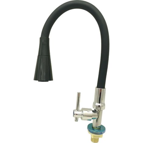 (A) Robinet de cuisine à 2 modes de sortie, robinet en silicone, robinet d'évier rotatif à 360° universel (1/5)