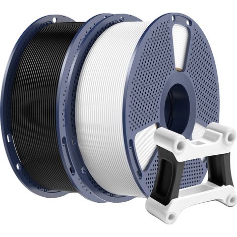 Filamento per stampante 3D, PETG di alta qualità, confezione sottovuoto da 2 kg, PETG 1kgBK 1kgWT (1/2)
