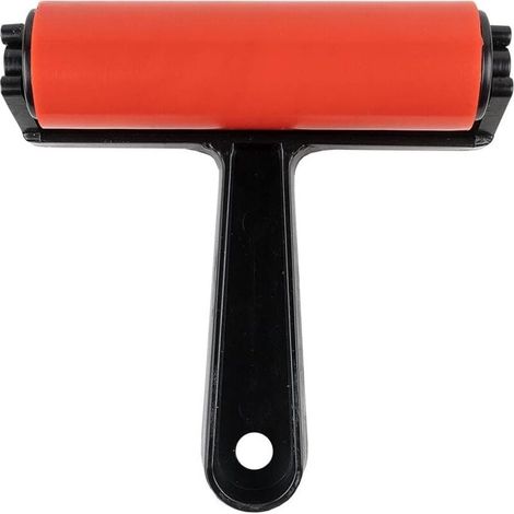 Rullo per pittura a diamante, 13 cm x 11,5 cm, rosso (1/4)