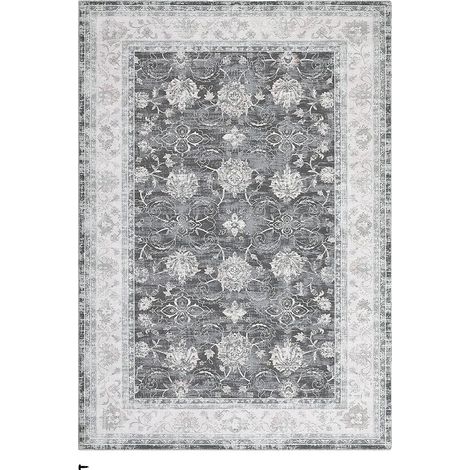 Tapis de salon, design antidérapant, thème floral, comme indiqué, 120x170cm (1/2)