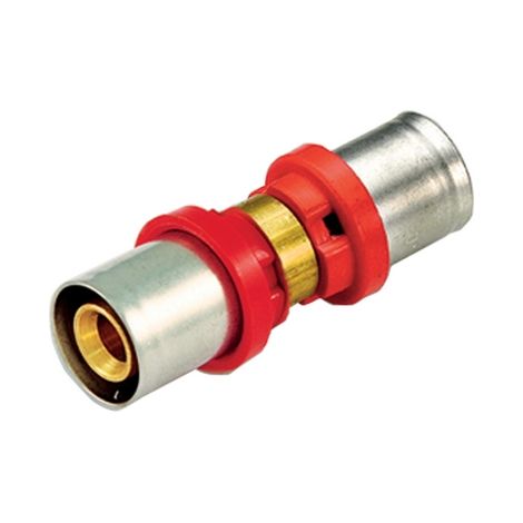 RACCORDO PRESS DIRITTO DOPPIO COMPACT PER MULTISTRATO- 26 x 3,0 -26 x 3,0- TIEMM- pezzi 1