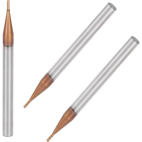 3-teiliger 4-Schneiden-Fräser aus Wolframstahl, CNC-Schaftfräser, Holzbearbeitungswerkzeug, 1x50x4T (1/5)