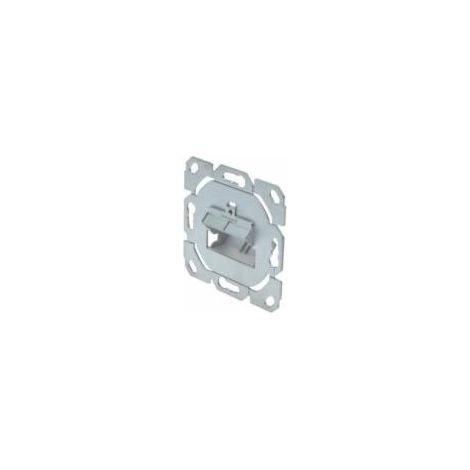 DIGITUS Keystone-Modul Stecker - 2 Ports - Winkel of 45° - gestaltbar - rahmenlos/bisel - grau (1/4)