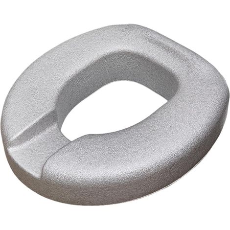 Siège de toilettes surélevé Ajoute 8,9 cm Imperméable Universel Doux Coussin de Siège Surélevé pour Seniors Pour handicapés et enceintes adultes maison appartement dortoir hôtel hôpital (1/5)