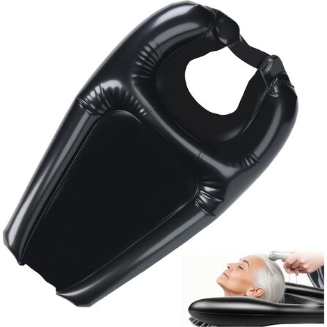 Bac a Shampoing Domicile, Lavabo Gonflable pour Laver Portable Capiluve Gonflable Coiffure Tete Bac Lavage Cheveux PVC Universel Bassin pour Adulte Handicapée Enceinte Personne Âgée Enfant Blessée (1/5)
