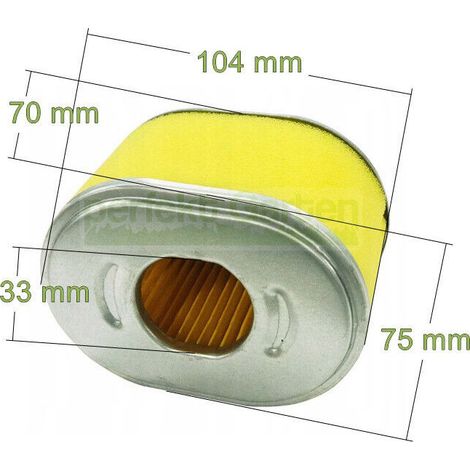 filtre à air pour groupe électrogène, pompe à eau et souffleuse à neige avec moteur Honda 5,5–6,5 CV (1/3)