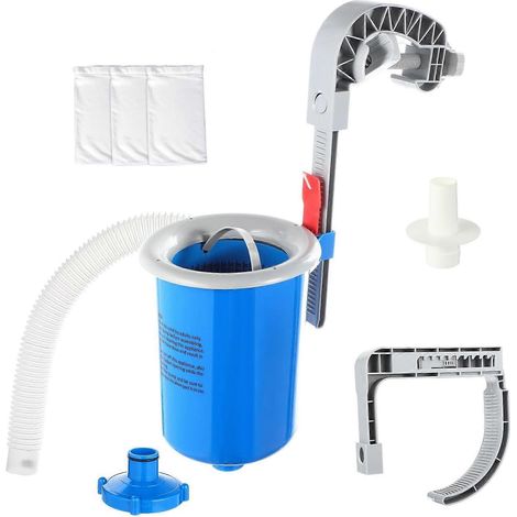 Nettoyeur d'eau de piscine, écumeur de piscine, nettoyeur de surface, nettoyage et entretien de piscine, eau de piscine multicolore. (1/5)