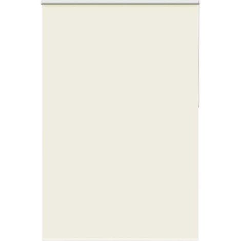 4011712 Store enrouleur occultant blanc cassé 160x210 cm largeur tissu (1/5)
