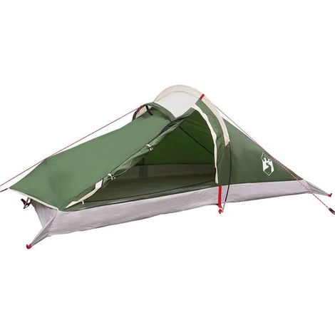 tente de randonnée double verte