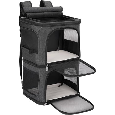 Backpack for Cats, Divider, Grey (1/5)