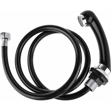 royaluxe - Pommeau de douche pour lavabo avec valve diamètre environ 2,1 cm avec tuyau de 120 cm, (1/5)