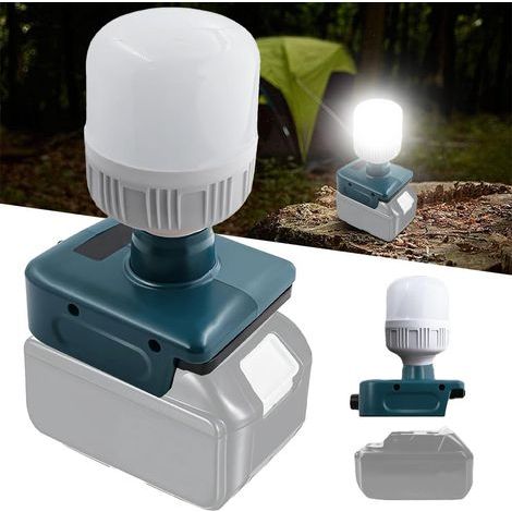 Arbeitsleuchte für Makita, 36W kabellose tragbare LED-Arbeitsleuchte, betrieben mit einem 18V-Akku (Akku nicht im Lieferumfang enthalten), Baustellenscheinwerfer.