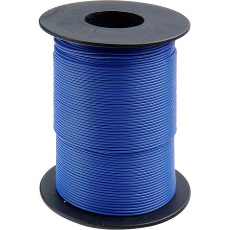Donau Elektronik 125-S50-2 Litze 1 x 0.25 mm² Blau 50 m