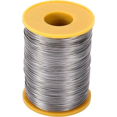Fil de ruche en acier inoxydable - diamètre de 0,5 mm, rouleau de 500 g Fil de ruche pour cadre d'abeille, accessoires anti-corrosifs d'apiculture, outil d'apiculture (1/5)