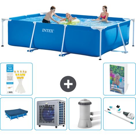 Rechteckiger Frame Pool - 300x200x75 cm - 7-teilig  S139 (1/5)