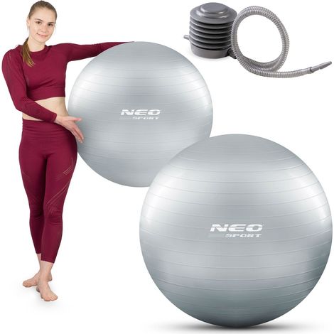Trainingsball 75 cm NS-952 Silber