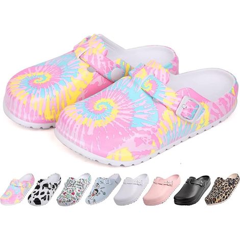 Chaussures de jardin pour femmes et hommes, mules de travail, sabots, sandales antidérapantes et légères, chaussures de marche ajustables pour infirmières, confortables pour la plage, l'intérieur et l