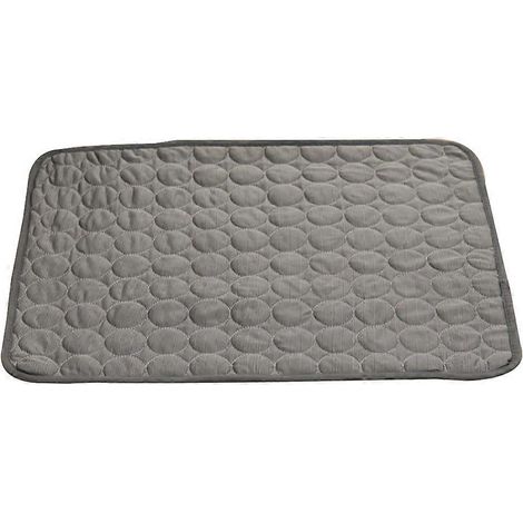 Tapis rafraîchissant pour chien, en fibre hydrophile, idéal pour l'été. Coussin respirant pour cage ou chat. Couverture rafraîchissante et facile à utiliser. (1/4)