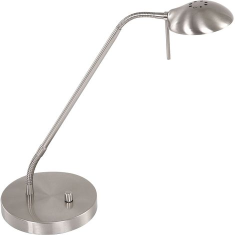 Mexlite - lámpara de mesa - Biron - acero - vidrio metal - (1/4)
