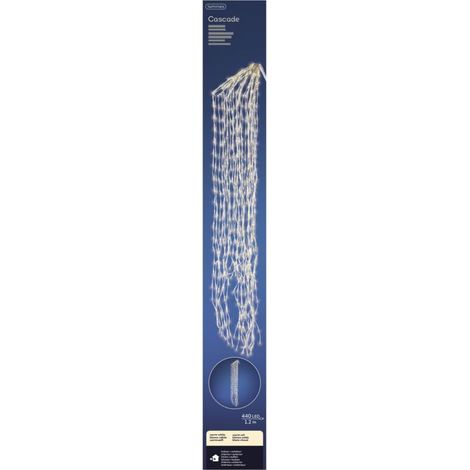 LED KASKADE AUSSEN 120 cm, 440 L, warmweiss