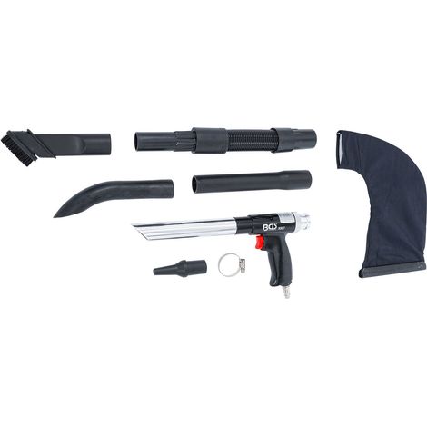 BGS Pistola neumática de aspiración / soplado conmutable, 8 piezas - 3337 (1/5)