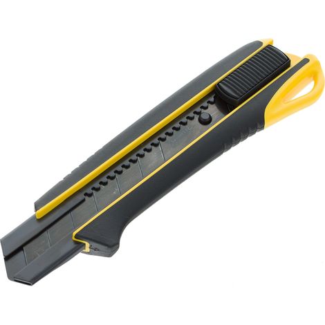 Tajima Cutter 25 mm, Extra duro lame leader Razar Black lama con pulsante, 2K-manico, 1 pcs, TAJ-11685