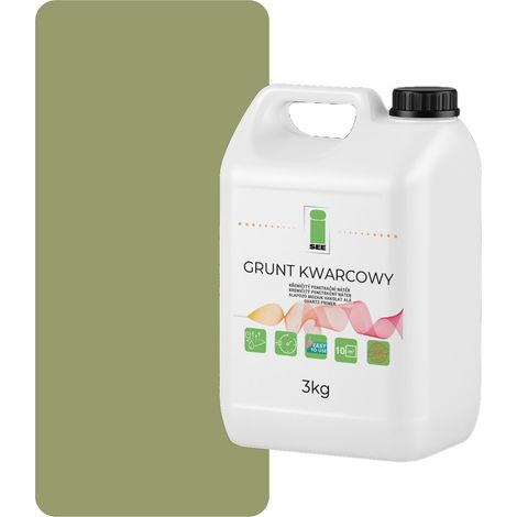 Imprimación de cuarzo para yeso de silicona, 3 kg, verde pistacho F484 (1/5)