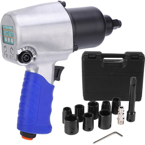 Clé à choc pneumatique 1/2 pouce KP-509, outil de réparation auto, filetage UE, couple élevé, démontage de roues, usage professionnel. (1/5)