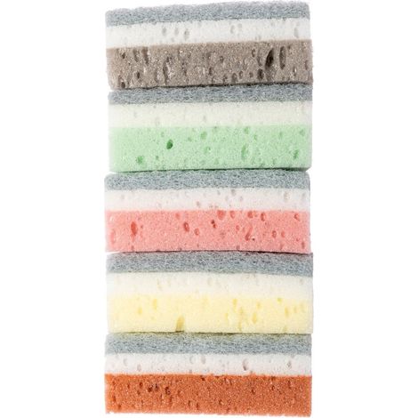 Estropajos de cocina rectangulares prácticos, 5 unidades (1/3)