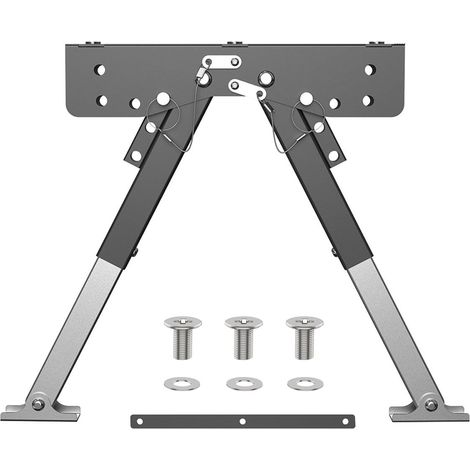 Kit de stabilisation de marchepied pour camping-cars et caravanes, pliable et réglable en hauteur (1/5)