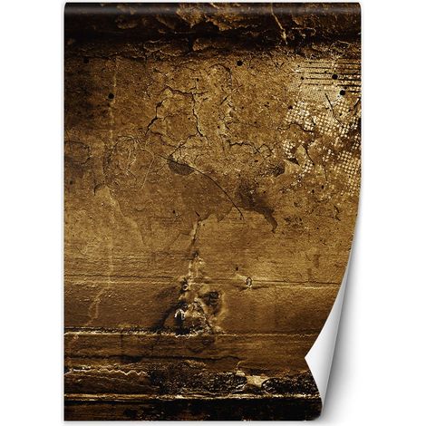 Papier peint Aspect béton texture marron 150x210 (1/5)