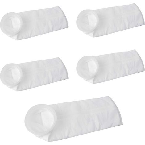 Sac filtrant pour aquarium, maille de 100 microns, anneau de 10 cm pour filtres à résine extra-fins (1/4)