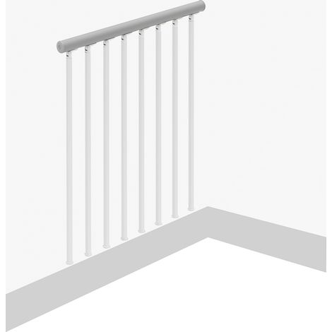 Balustrade avec colonnes vertical (Modèle Tube) - Longueur 100 cm
