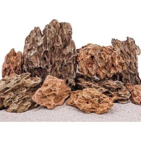 Aquarium Natursteine Drachensteine 25kg Mix Größe S bis XXL
