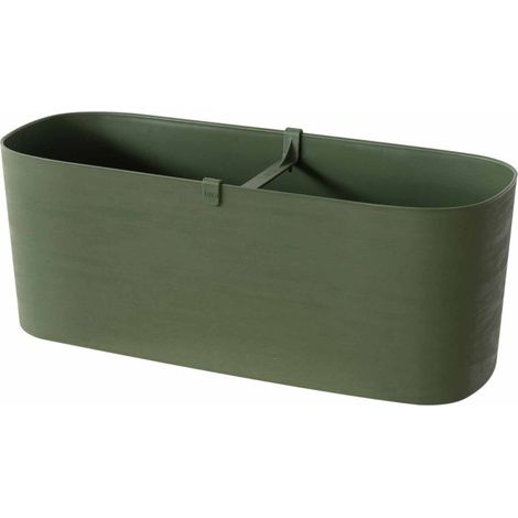 Fioriera Paros Eco Green 50 cm - Verde Foresta (1/2)