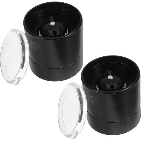 2 pièces Couvercles Acier Inoxydable pour Moulins à Sel et Poivre (1/5)