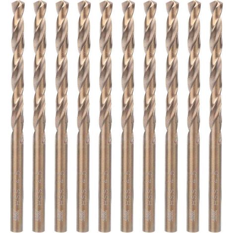 Forets Hélicoïdaux En Vitesse Hss Outil De Forage Pour Plaque 10pcs 2.5mm Acier Inoxydable Fer Bois Acier (1/5)