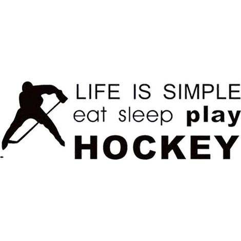 Wandtattoos mit Hockeymotiven für Schlafzimmer und Wohnzimmer