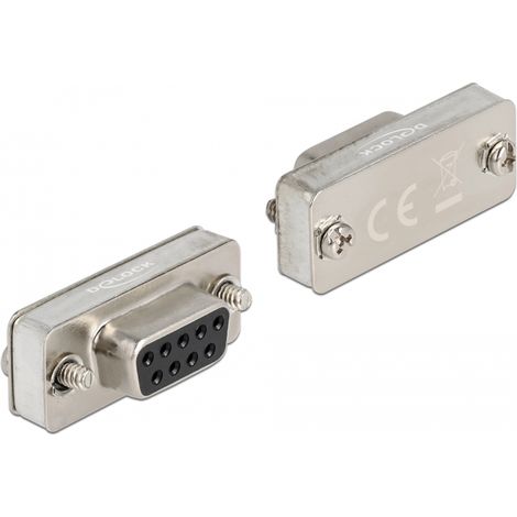 Adapter seriell RS-232/485/422 DB9 Buchse Loopback Delock